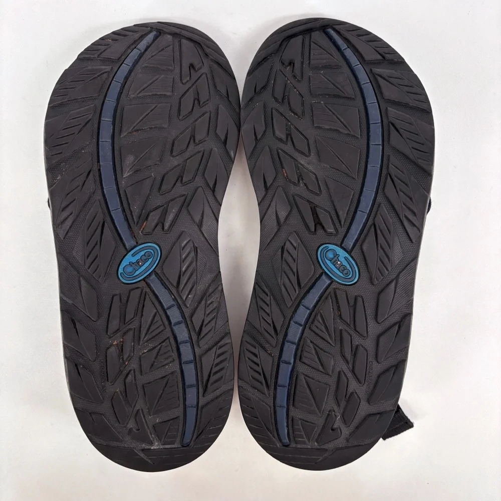 CHACO | Men’s Z1 Classic Adjustable Strap Sandals in Linear Blue | Sz 10 - Picture 9 of 11